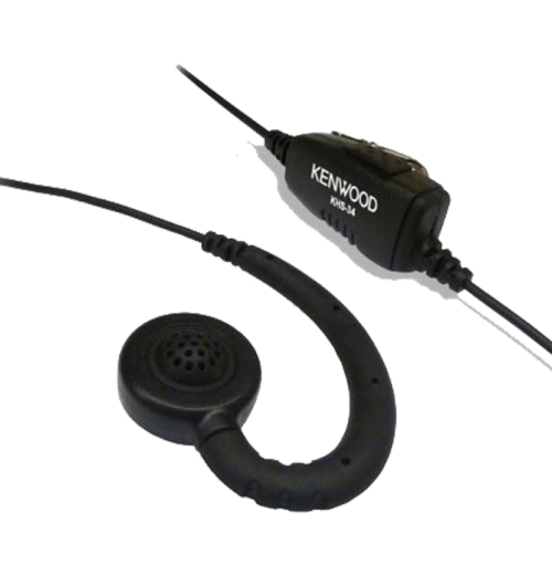 KHS-34, Écouteur/microphone avec Ptt